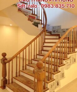 Cầu thang gỗ tại Hà Nội, cầu thang gỗ đẹp