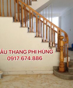 100 Mẫu cầu thang gỗ đẹp cho nhà ống