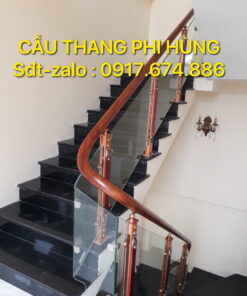 9999 Mẫu Cầu Thang Kính Đẹp Tay Vịn Gỗ, Inox, Inox Tay Vịn Gỗ, Cầu Thang Đẹp, Hiện Đại Uy Tín Số 1 Hà Nội