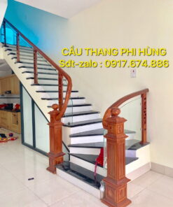 Cầu thang kính lan can kính. Cầu thang kính gỗ đẹp Hà Nội