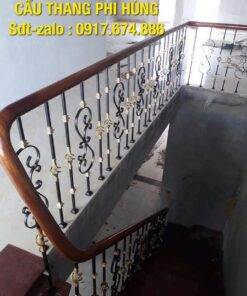 Cầu thang sắt nghệ thuật Hà Nội, lan can sắt nghệ thuật Hà Nội