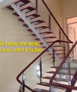 100 mẫu cầu thang xương cá đẹp nhất tại Hà Nội