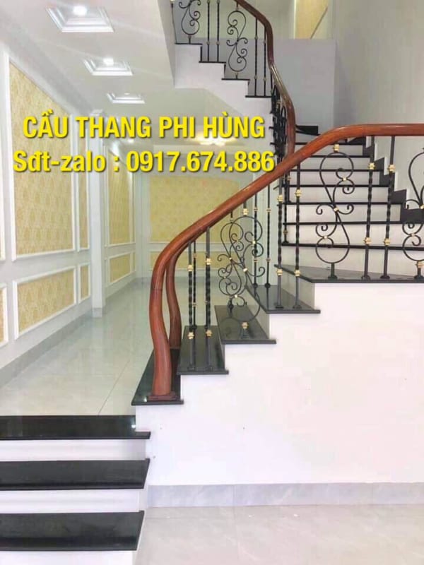 Cầu thang sắt đẹp, cầu thang sắt nghệ thuật tại Hà Nội