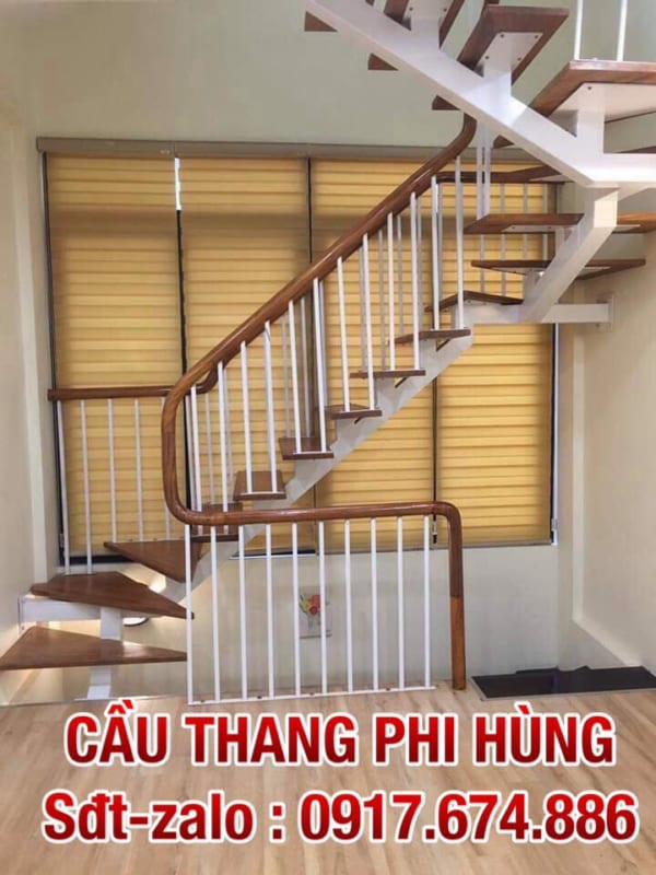 Cầu thang sắt xương cá, báo giá cầu thang xương cá