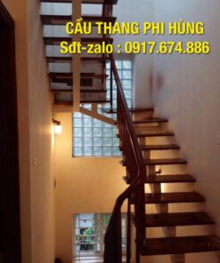 Báo giá cầu thang xương cá mặt gỗ
