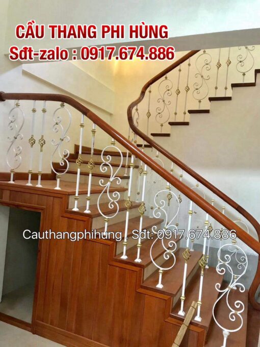 Các mẫu cầu thang sắt, cầu thang sắt nghệ thuật đẹp