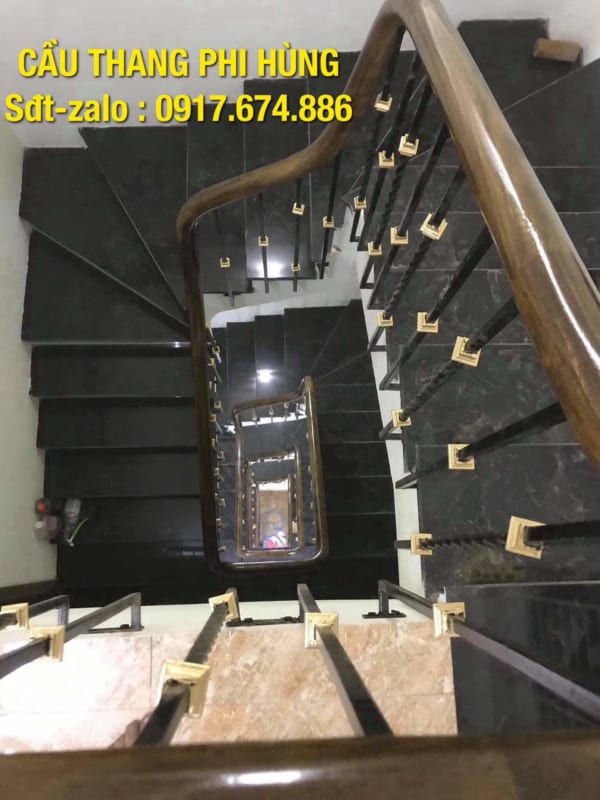 Cầu thang sắt nghệ thuật, cầu thang sắt mỹ thuật, cầu thang lan can sắt nghệ thuật tại Hà Nội