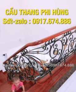 Mẫy cầu thang sắt nghệ thuật, Mẫu cầu thang sắt mỹ thuật tại Hà Nội
