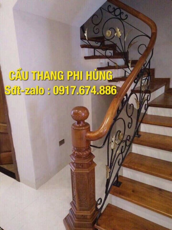 Lan can cầu thang sắt nghệ thuật, Cầu thang sắt nghệ thuật đẹp