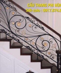 Cầu thang sắt đẹp nhất tại Hà Nội, Cầu thang lan can sắt nghệ thuật