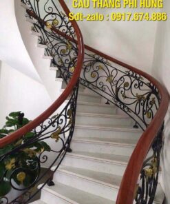 Báo giá cầu thang sắt gỗ, Cầu thang sắt nghệ thuật tại Hà Nội