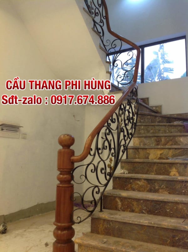 50 mẫu cầu thang sắt nghệ thuật, Lan can sắt nghệ thuật đẹp nhất tại Hà Nội