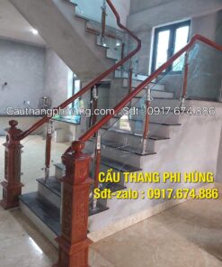 Báo giá cầu thang kính, Cầu thang lan can kính đẹp