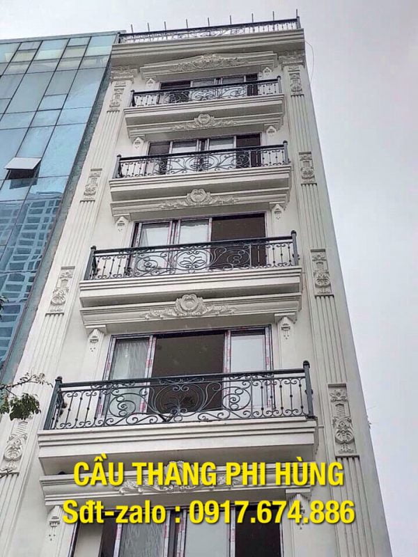 Tổng hợp các mẫu ban công sắt nghệ thuật, Ban công sắt mỹ thuật tại Hà Nội