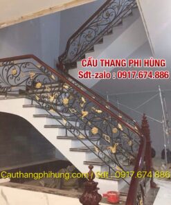Top 100 mẫu lan can cầu thang sắt nghệ thuật, Cầu thang sắt mỹ thuật đẹp nhất tại Hà Nội