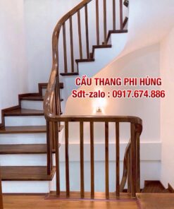 Tổng hợp 100 mẫu cầu thang gỗ đẹp nhất tại Hà Nội