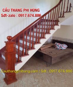 Báo giá cầu thang gỗ, Cầu thang gỗ đẹp, Cầu thang gỗ tại Hà Nội