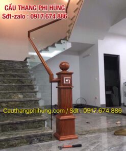 101 mẫu cầu thang kính đẹp tại Hà Nội, Mẫu cầu thang kính cường lực đẹp nhất