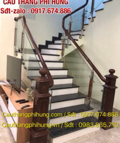 Báo giá cầu thang kính đẹp tại Hà Nội, Mẫu cầu thang kính cường lực đẹp nhất