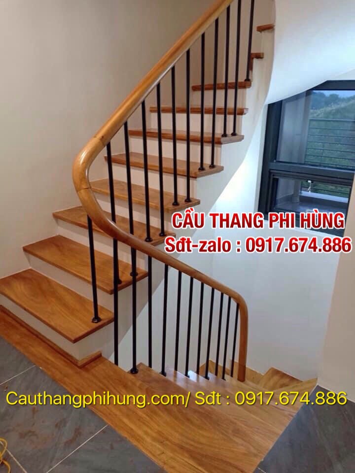Tổng hợp 138 mẫu cầu thang lan can sắt nghệ thuật, Cầu thang sắt tay vịn gỗ  đẹp tại Hà Nội - Cầu Thang Đẹp Phi Hùng - Cầu Thang Đẹp Hà Nội