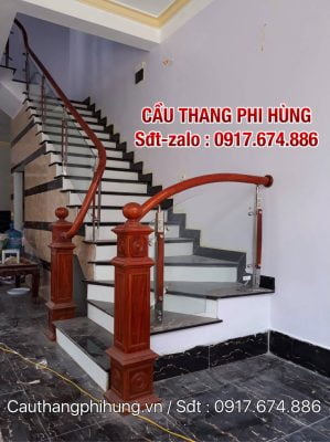 Top 199 mẫu cầu thang kính tay vịn gỗ đẹp nhất năm 2020-2021. Lan can cầu thang kính cường lực đẹp nhất Hà Nội