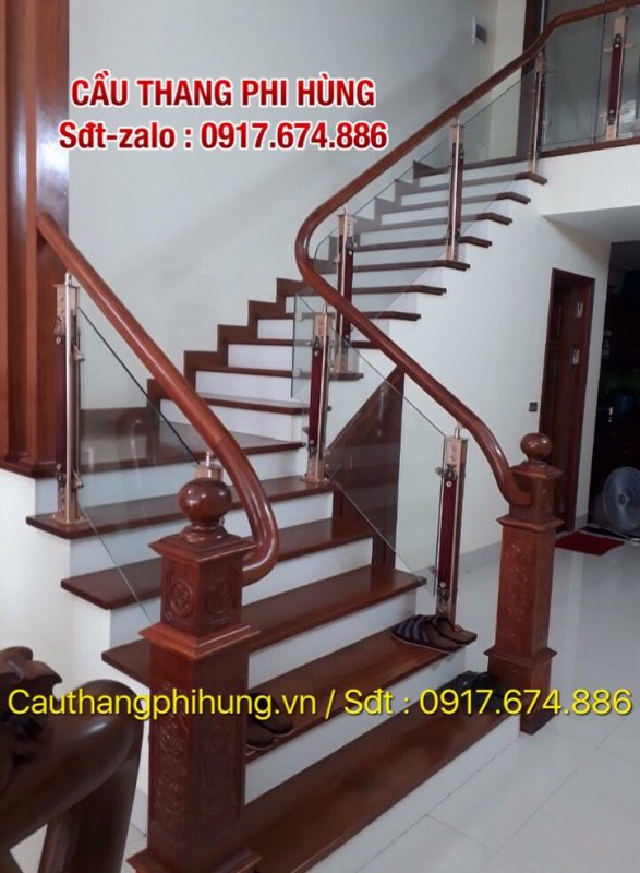 MẪU LAN CAN CẦU THANG ĐẸP TẠI HÀ NỘI