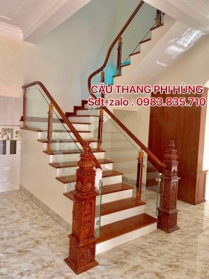 CÁC MẪU CẦU THANG KÍNH CƯỜNG LỰC ĐẸP