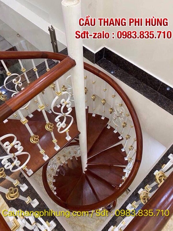 THI CÔNG CẦU THANG XƯƠNG SẮT ĐẸP CHO NHÀ ỐNG