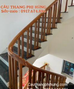 Cầu Thang Gỗ Lim Nam Phi Đẹp . Cầu Thang Gỗ Tại Hà Nội