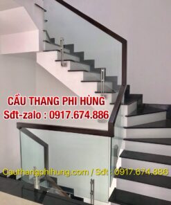 MẪU CẦU THANG GỖ KÍNH TẠI XA LA , PHÚC LA , HÀ ĐÔNG , HÀ NỘI