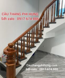 Cầu Thang Gỗ Đẹp Tại Hà Nội. Cầu Thang Gỗ Lim Nam Phi