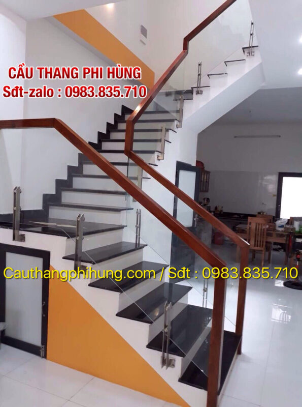 CẦU THANG KÍNH ĐẸP TẠI PHỦ LÝ, HÀ NAM