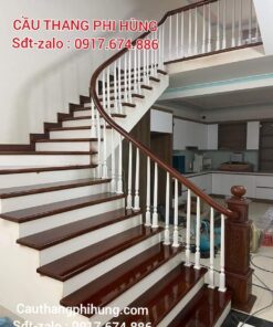 Tay Vịn Cầu Thang Gỗ Đẹp . Mẫu Cầu Thang Gỗ Lim Nam Phi Tại Hà Nội
