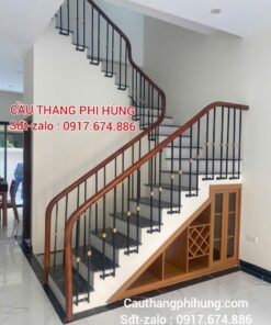 Cầu Thang Sắt Mỹ Thuật Đẹp . Tay Vịn Cầu Thang Sắt Tại Hà Nội