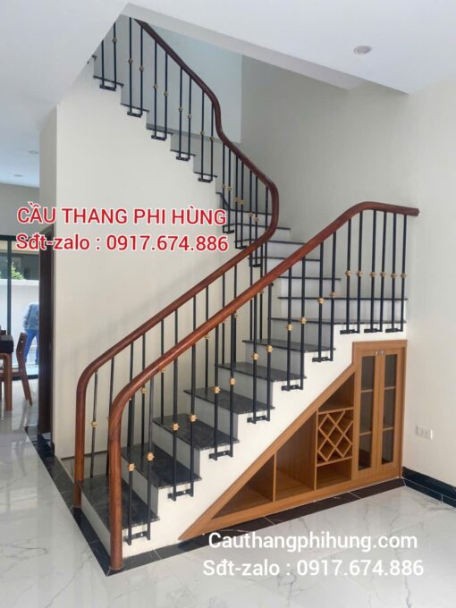 Cầu Thang Sắt Mỹ Thuật Đẹp . Tay Vịn Cầu Thang Sắt Tại Hà Nội